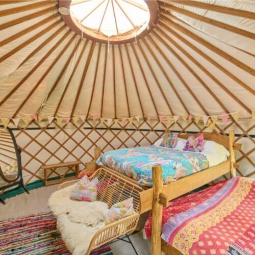 Two Night Meadow Yurt Break North Yorkshire